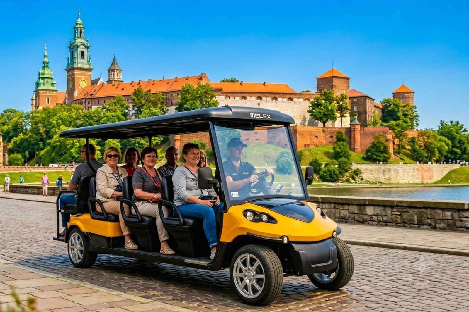 Cracovia: tour por la ciudad en un carrito de golf eléctrico