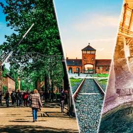Cracóvia: Visita guiada de um dia a Auschwitz e à mina de sal de Wieliczka