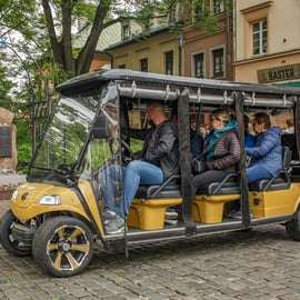 Cracovia: Tour panoramico regolare della città con carrello da golf