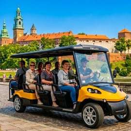 Cracovia: tour por la ciudad en un carrito de golf eléctrico