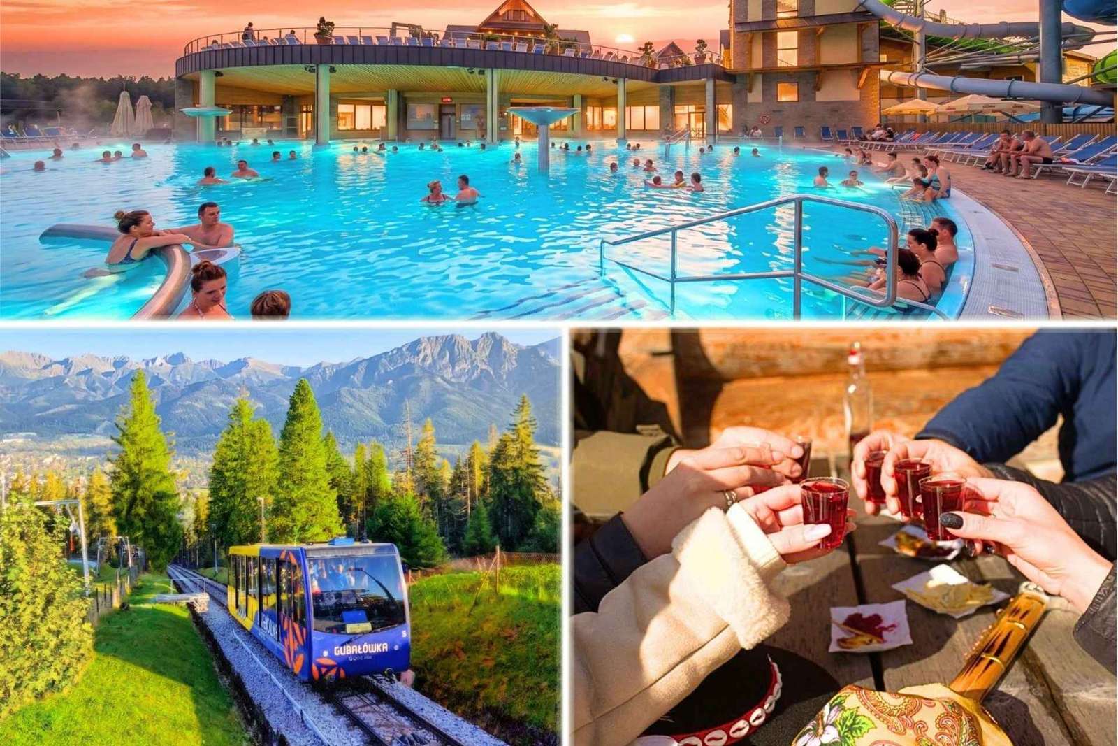 Cracovia: Excursión a Zakopane con opciones de Teleférico y Termas
