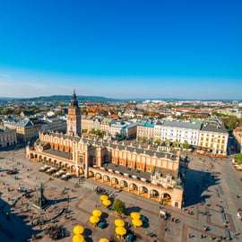 Cracovia: Tour panoramico della città con un golf cart elettrico