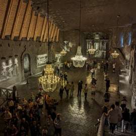 De Cracóvia: Visita à mina de sal de Wieliczka