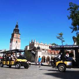 Cracovia: Visita de la ciudad en carrito de golf eléctrico