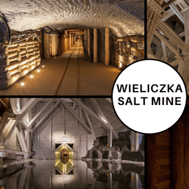 Da Cracovia: Gita alla miniera di sale di Wieliczka e tour guidato