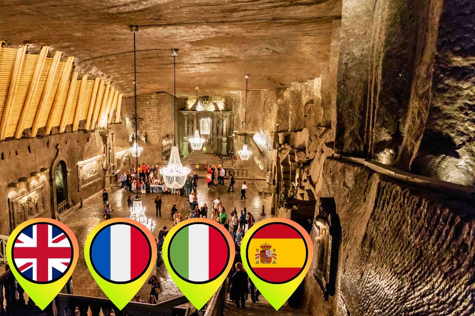 Desde Cracovia: Tour guiado por las minas de sal de Wieliczka