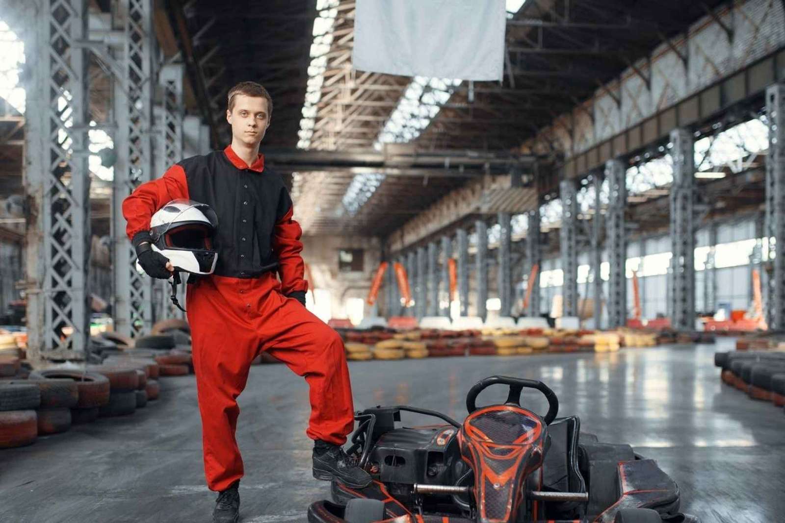Cracovia: Go-Kart al coperto (gare di 24 minuti)