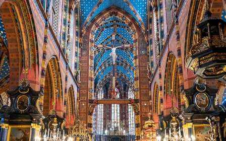 Cracovia: Visita a la Basílica de Santa María con breve paseo guiado