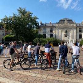 Cracovia: Tour della città vecchia in bicicletta con una guida