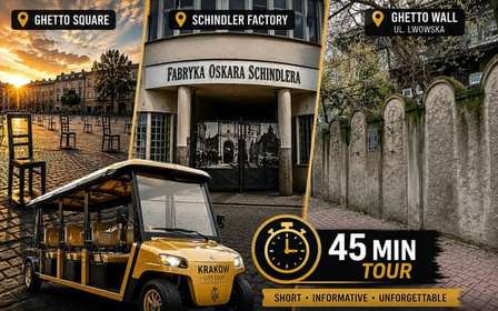 Cracovia: tour en cochecito de golf de la Segunda Guerra Mundial y la fábrica de Schindler