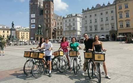 Cracovia: Recorrido en bici por el casco antiguo con guía