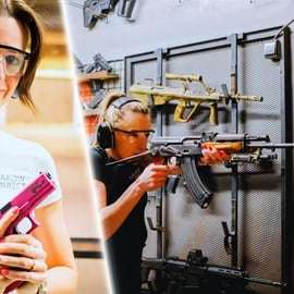 Cracovia: Esperienza di tiro al poligono con AK-47 e servizio di prelievo in hotel