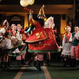 Cracovia: espectáculo de baile tradicional polaco en Jama Michalika