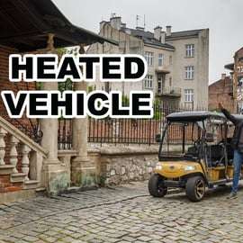 Cracovia: Tour panoramico regolare della città con carrello da golf