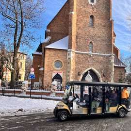 Cracovia: tour guidato della città in golf cart con servizio di prelievo in hotel
