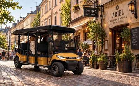 Cracovia: tour della città in golf cart con audioguida