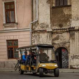 Cracovia: Tour panoramico regolare della città con carrello da golf