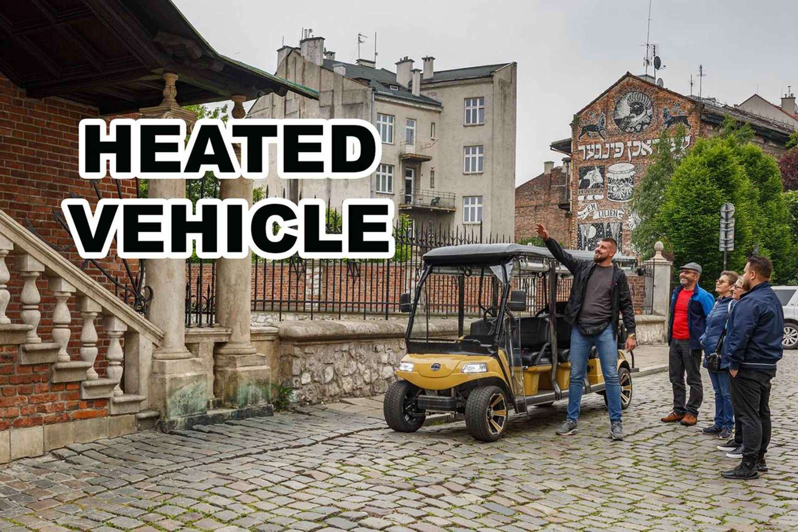 Cracovia: Tour panoramico regolare della città con carrello da golf