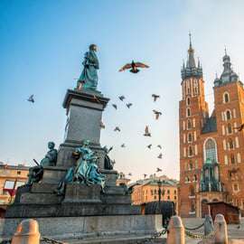 Cracovia: giro turistico in auto elettrica
