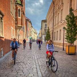 Cracóvia: passeio de bicicleta completo com todos os destaques
