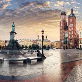 Cracóvia: E-Car City Tour