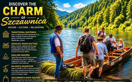 Cracovia: Rafting tradicional en Dunajec y telesilla de montaña
