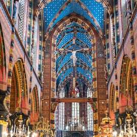 Cracovia: Visita a la Basílica de Santa María con breve paseo guiado