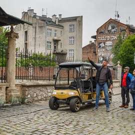 Cracovia: tour turístico completo por la ciudad en carrito de golf ecológico