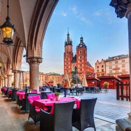 Cracovia: Tour panoramico della città con un golf cart elettrico