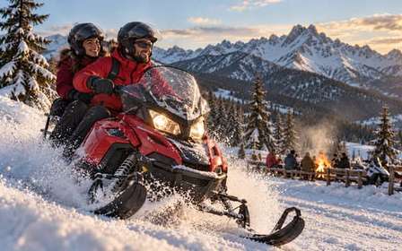 Cracovia: tour di Zakopane in motoslitta e falò