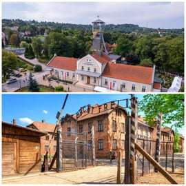 De Cracóvia: Viagem de dia inteiro a Auschwitz e à Mina de Sal de Wieliczka