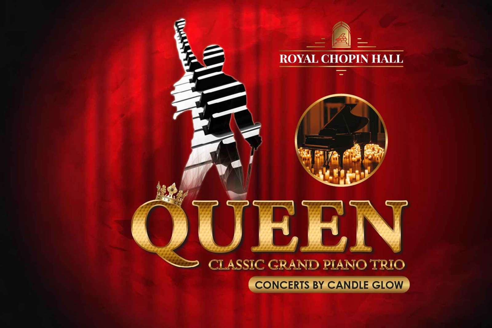 Cracóvia: Concerto Queen à Luz de Velas no Royal Chopin Hall