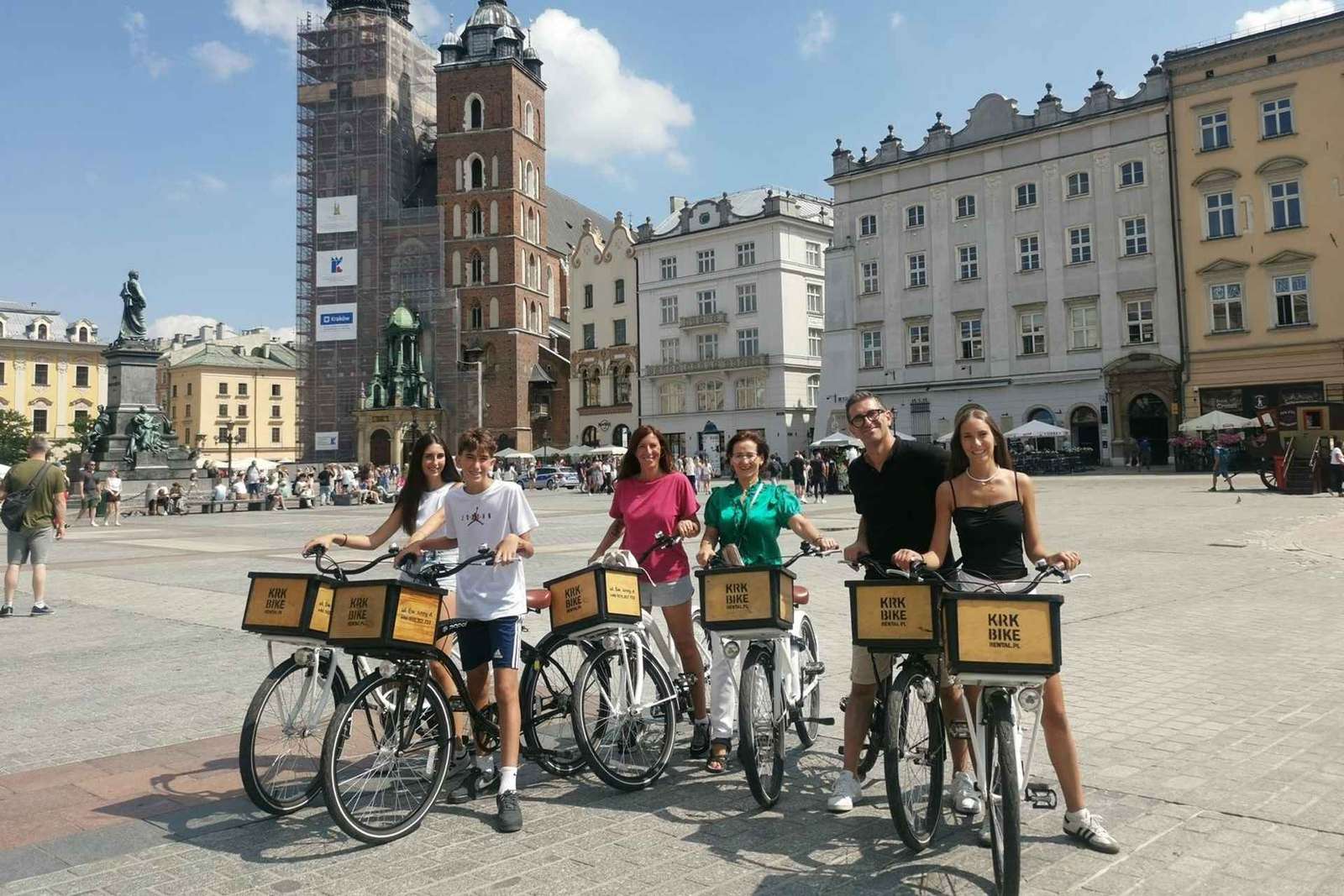 Cracovia: Tour della città vecchia in bicicletta con una guida
