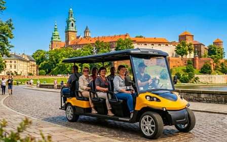 Cracovia: tour por la ciudad en un carrito de golf eléctrico