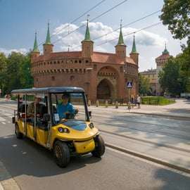 Cracóvia: E-Car City Tour